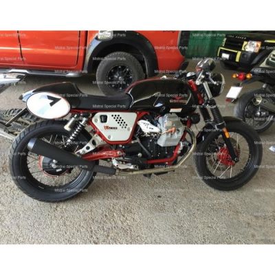 Mistral MG V7/V7 II Racer (E3) konické koncovky inox černé